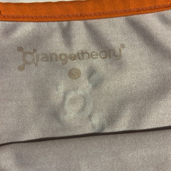 Women Orange Stripe Orangetheory Tank - Picture 3 of 4